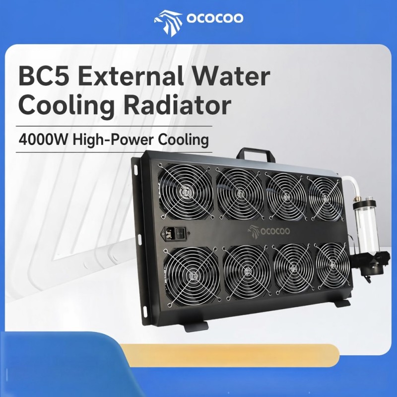 External Radiator Water Cooling Kit - Zintegrowany zewnętrzny radiator chłodzący wodą OCOCOO,