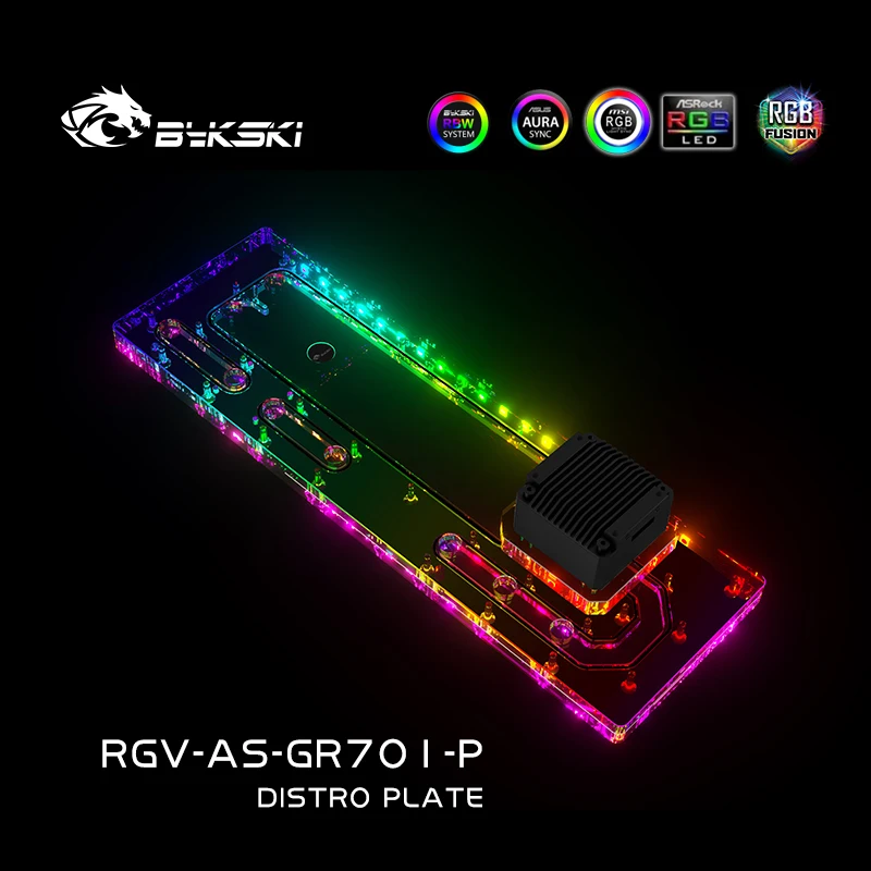 Distro Plate Ddc Pump Combo - Płyta rozdzielcza BYKSKI, akrylowy zbiornik do