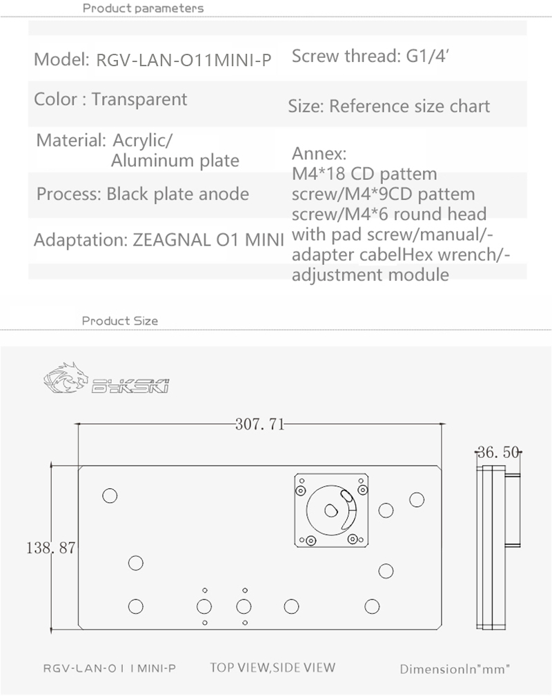 Płyta chłodząca wodą BYKSKI RG – Distro Plate Ddc Pump Combo recenzja i cena