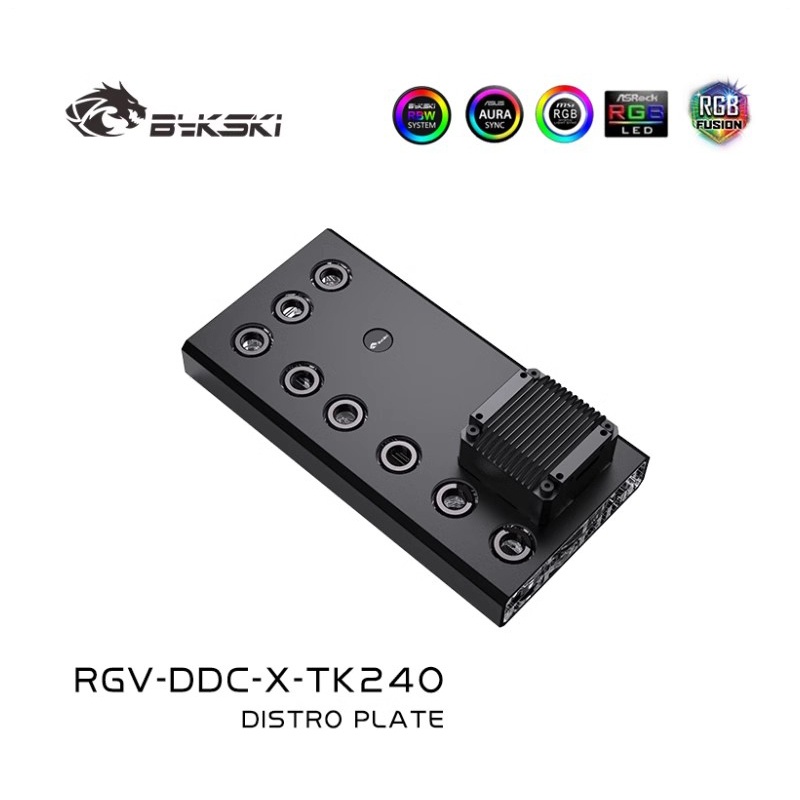 Bykski akryl Distro płyta/płyt – Distro Plate Ddc Pump Combo recenzja i cena