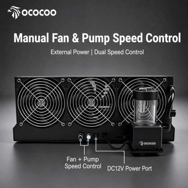 Zewnętrzny radiator wodny OCOC – External Radiator Water Cooling Kit recenzja i cena